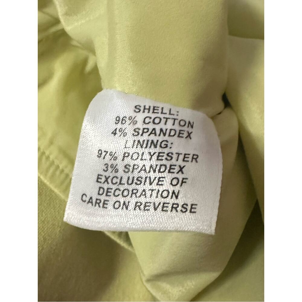 St. John Sport Y2K Lime Embroidered Sequin Cami Blouse Top Medium Going Out - Picture 11 of 11
